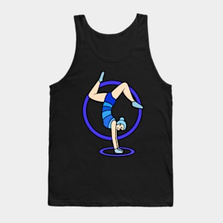 Gymnastic girl handstand Tank Top